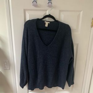 2/$25 Dark Blue V-Neck Sweater